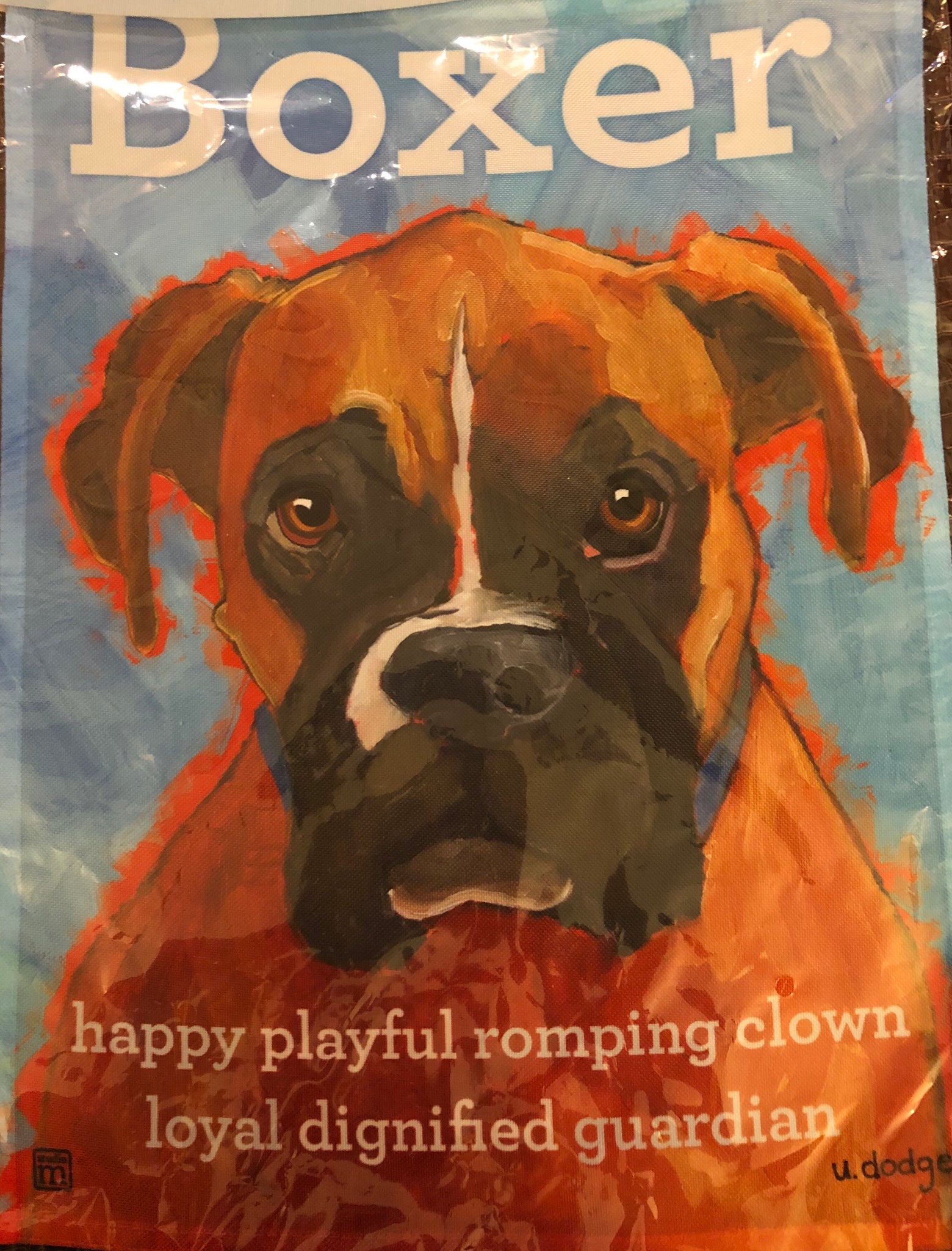 Boxer -Small Flag