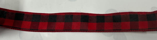 Buffalo Plaid -Red/Black