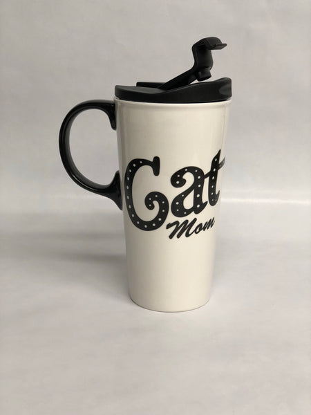 Cat Mom Travel Mug