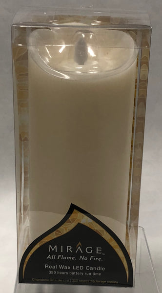 Mirage -Battery Candle -Cream