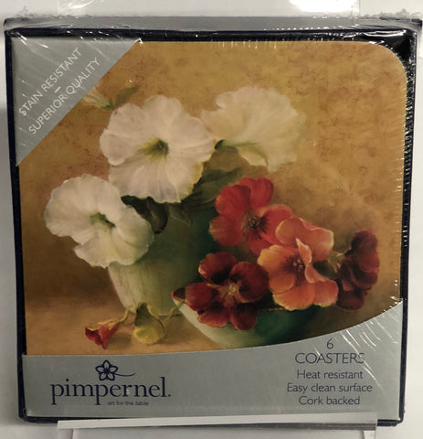 Floral Offering Coaster Set