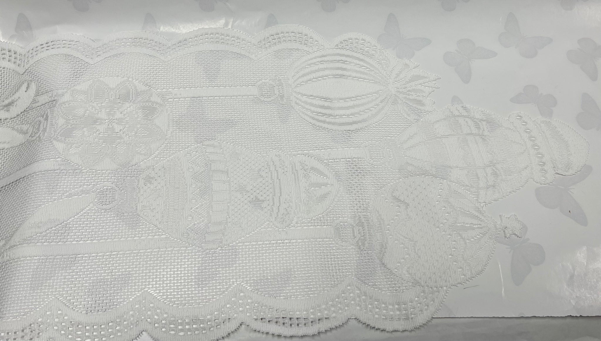 Runner -Ornaments - White