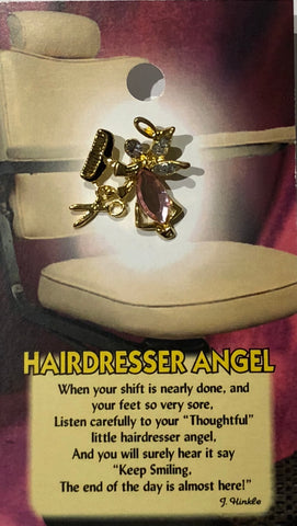 Hairdresser Angel Pin