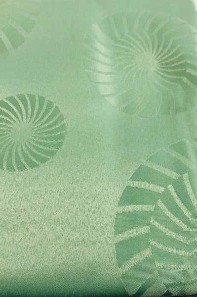 Table Cloth -Circles -Mint Green
