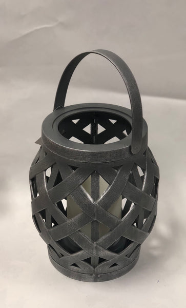 Lantern LED -Antique Grey