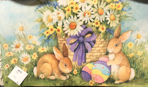 Easter Bunnies Mat  - Large