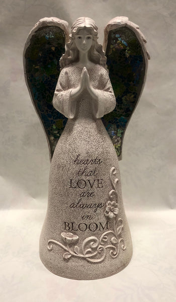 Large Angel Figurine- Mosaic Wings