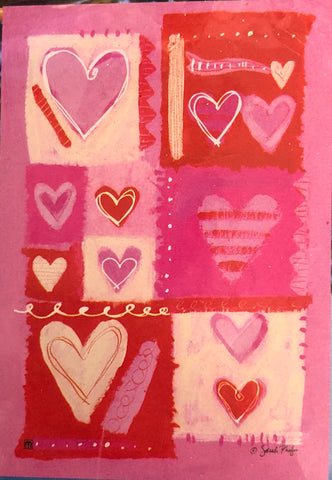 Hearts Galore -Large Flag