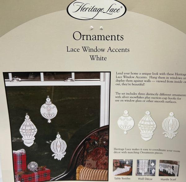 Ornaments -Lace Window Accents