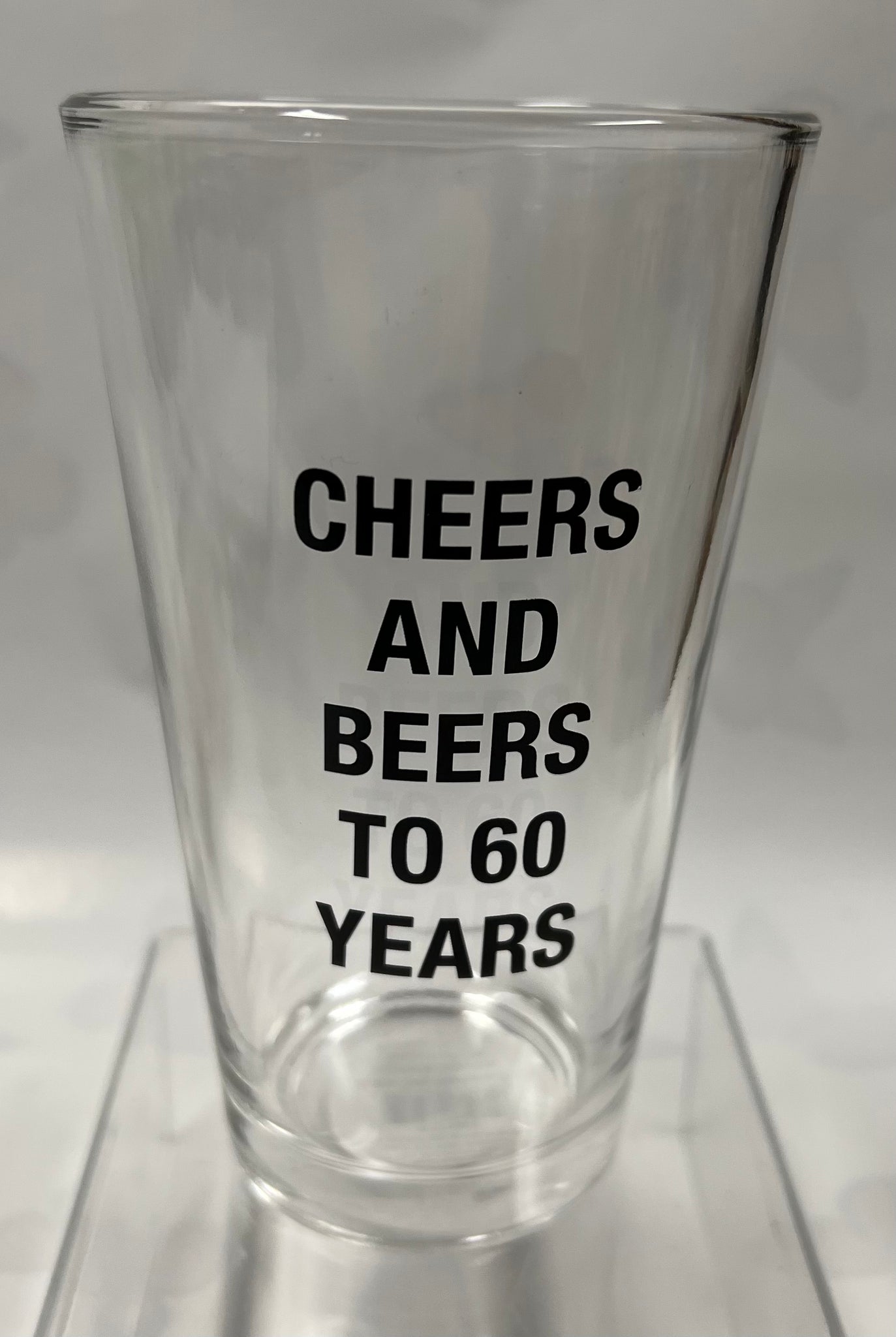 60 Years Pint Glass