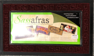 Sassafras Switch Mat Frame - Burgundy
