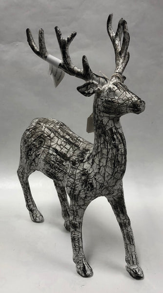 Crackle Deer Figurine