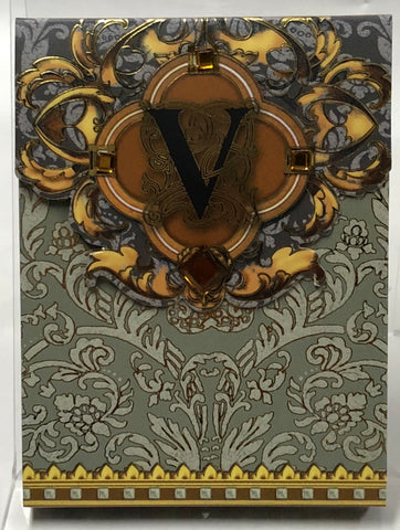 Monogram -Pocket Notebook “V”