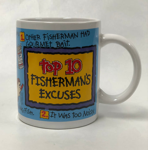 Top 10 Fisherman’s Excuses Mug