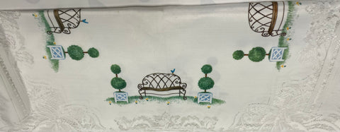 Table Topper -Heirloom -White