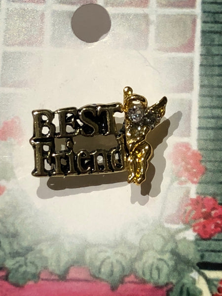 World’s Best Friend Angel Pin