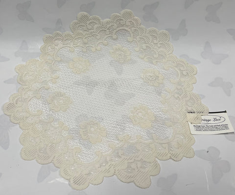 Doily -Florlade -Ecru