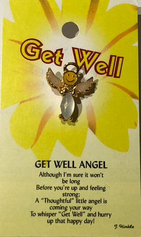 Get Well Angel Pin