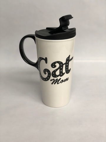 Cat Mom Travel Mug