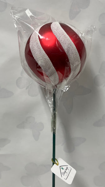 Medium Matte Ball Pick -Swirl