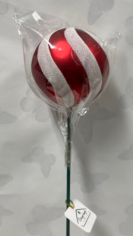 Medium Matte Ball Pick -Swirl