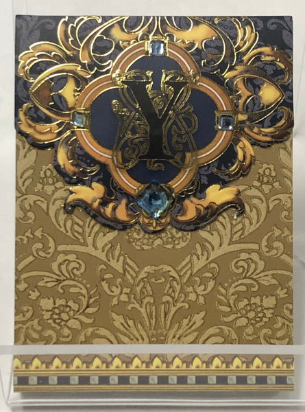 Monogram -Pocket Notebook “Y”