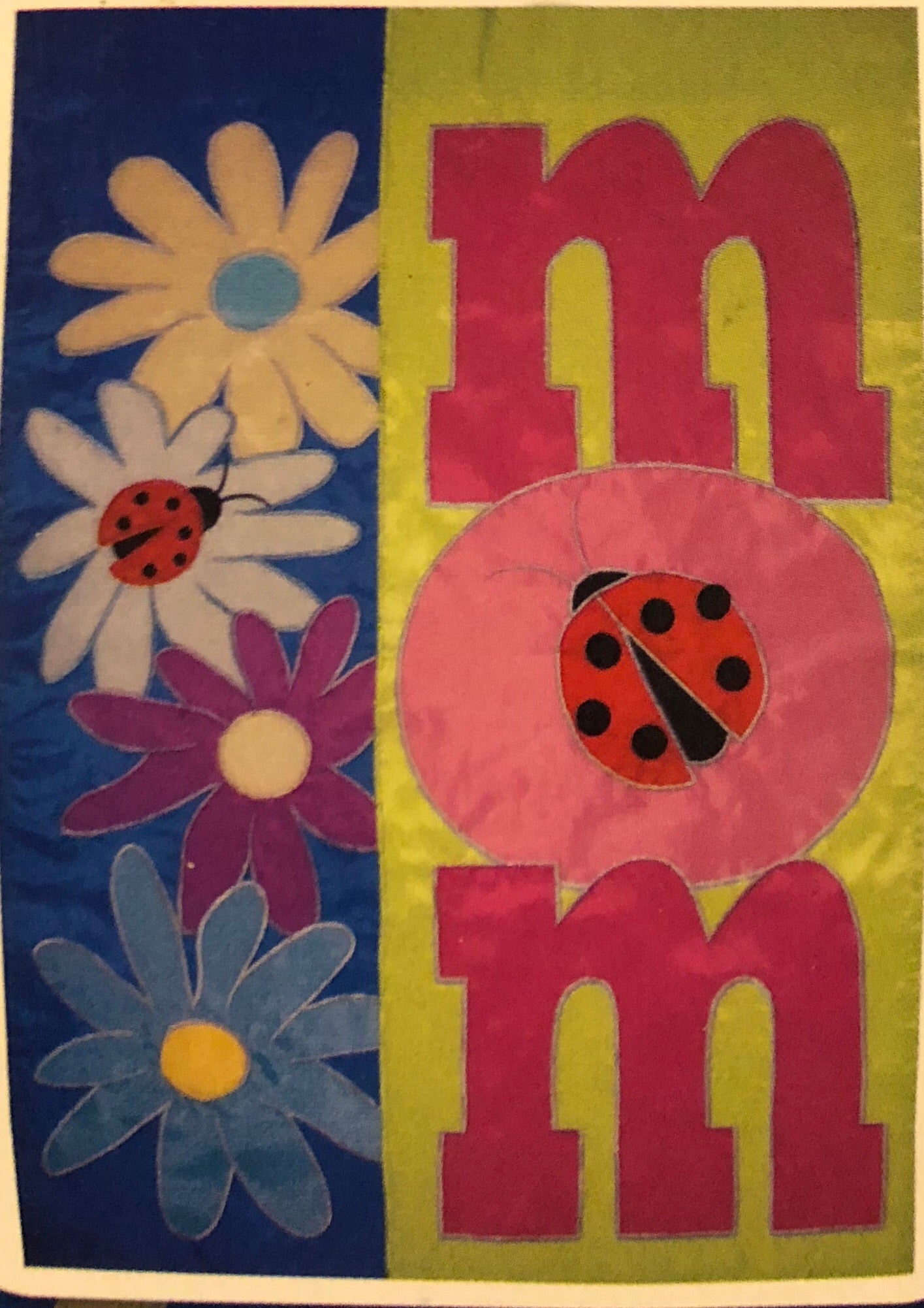 Mother's Day Appliqué - Large Flag