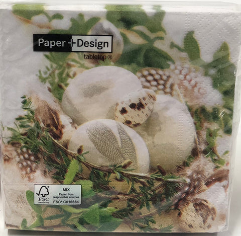 Cocktail Napkin- Birds Nest