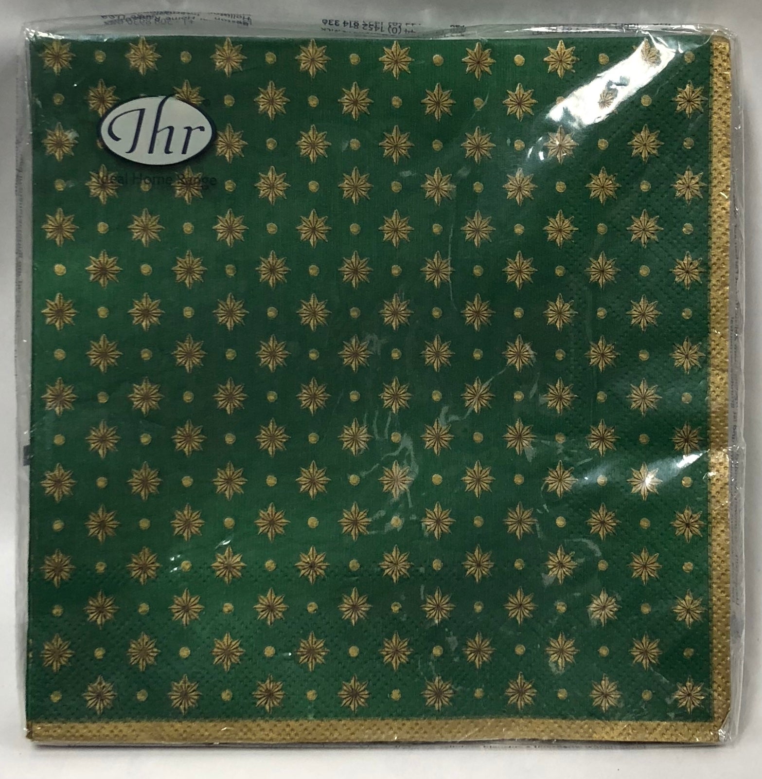 Luncheon Napkin- All Over Stars- Green