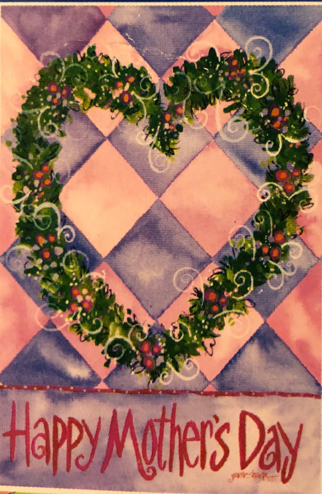 Mother's Day Wreath- Large Flag