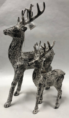 Crackle Deer Figurine