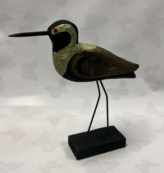 Sea Life- Wooden Bird -Olive Green