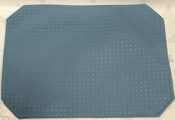 Light Blue Check Cloth Placemat