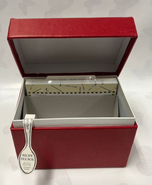 Bob Appetite Recipe File Box