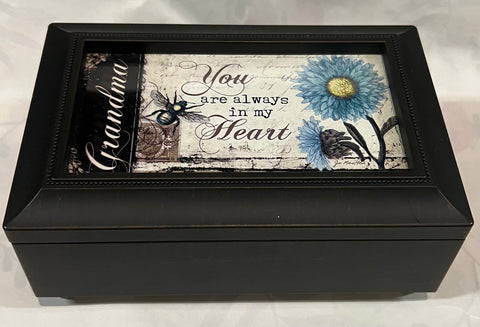 Music Box/ Trinket Box -Grandma Always In My Heart