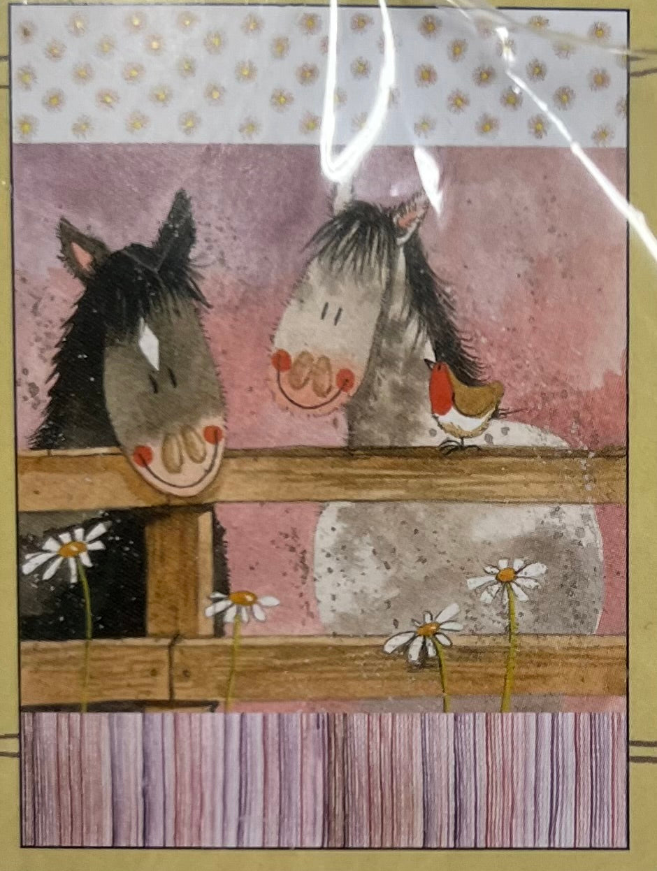 Horse Whispers Tea Towel