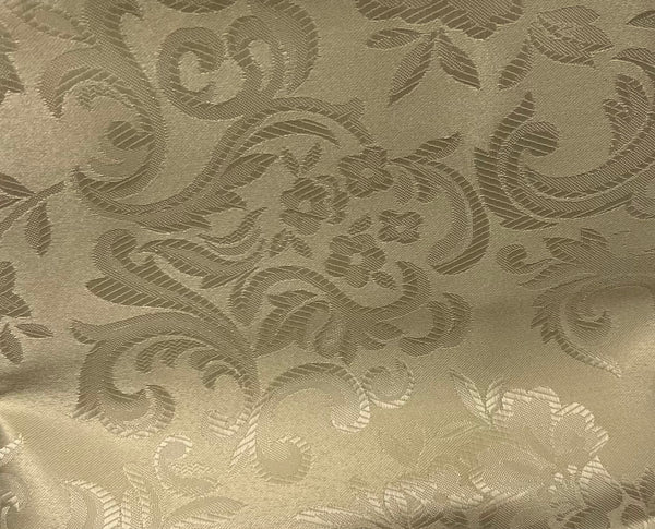 Table Cloth- Jacouard - Linen - Scalloped Edge