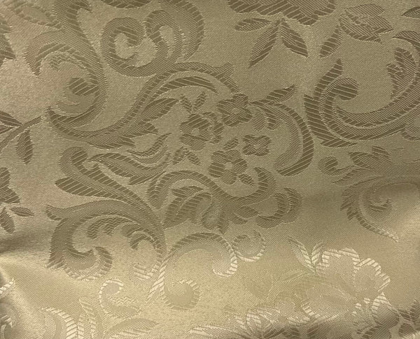 Table Cloth- Jacouard - Linen - Scalloped Edge