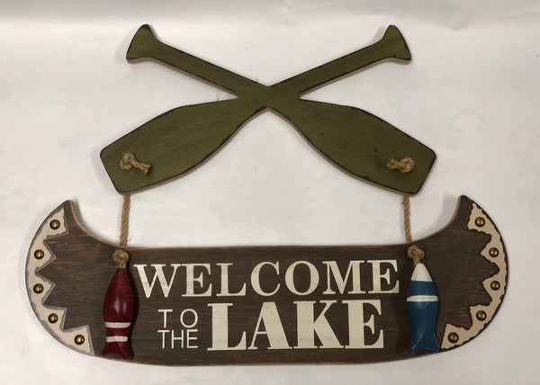 Welcome To The Lake -Sign