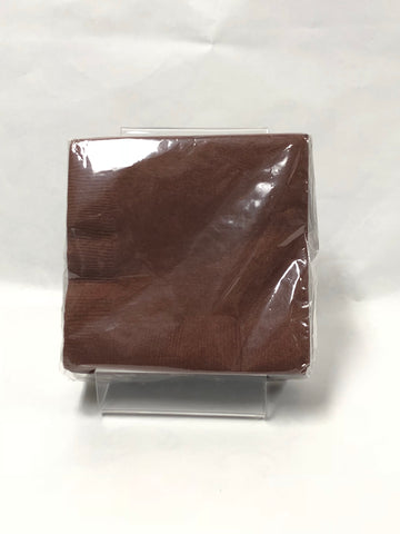 Bulk Cocktail Napkin- Chocolate Brown