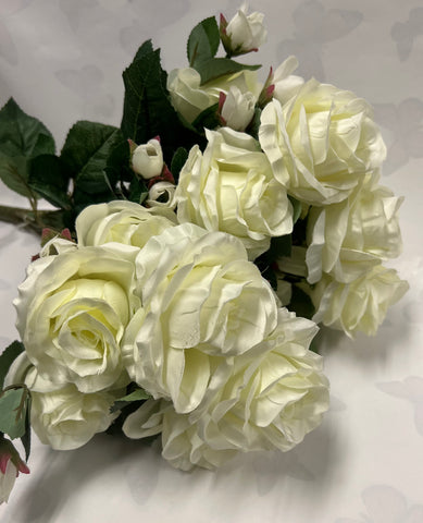 Rose Bunch -Ivory