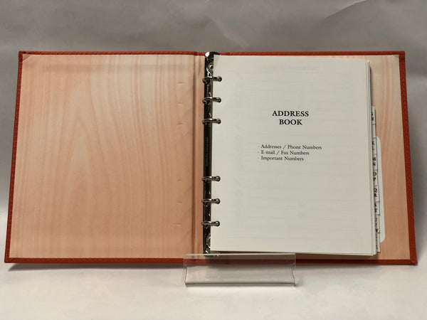 My Address Book -Orange