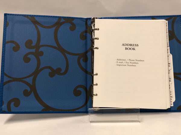 My Address Book -Blue