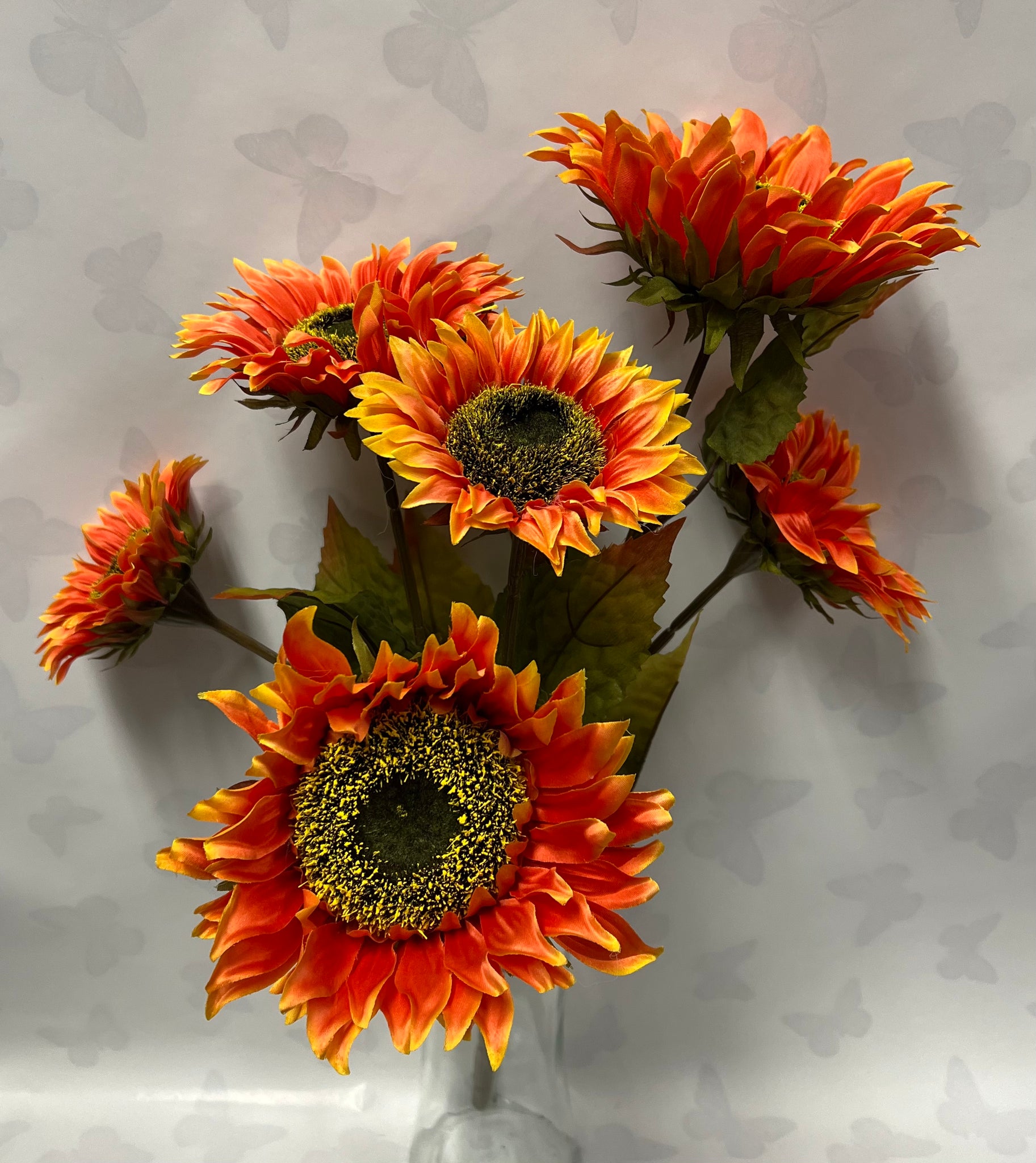 Large Sunflower Bush -Orange