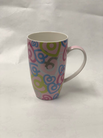 Pink Heart Mug
