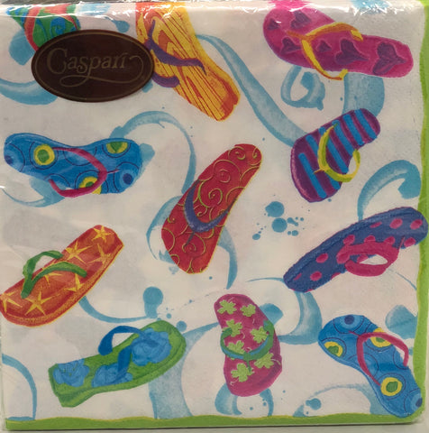 Luncheon Napkin- Flip Flops