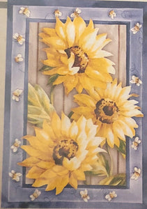 Country Sunflowers - Large Flag