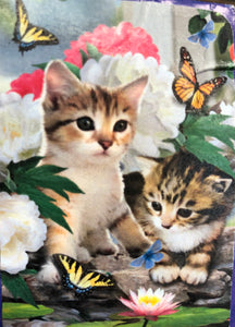 Dreamy Kittens- Large Flag