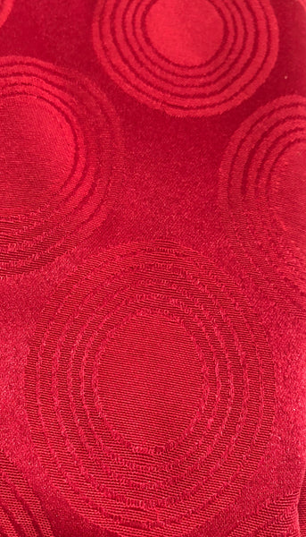 Table Cloth -Circles -Red