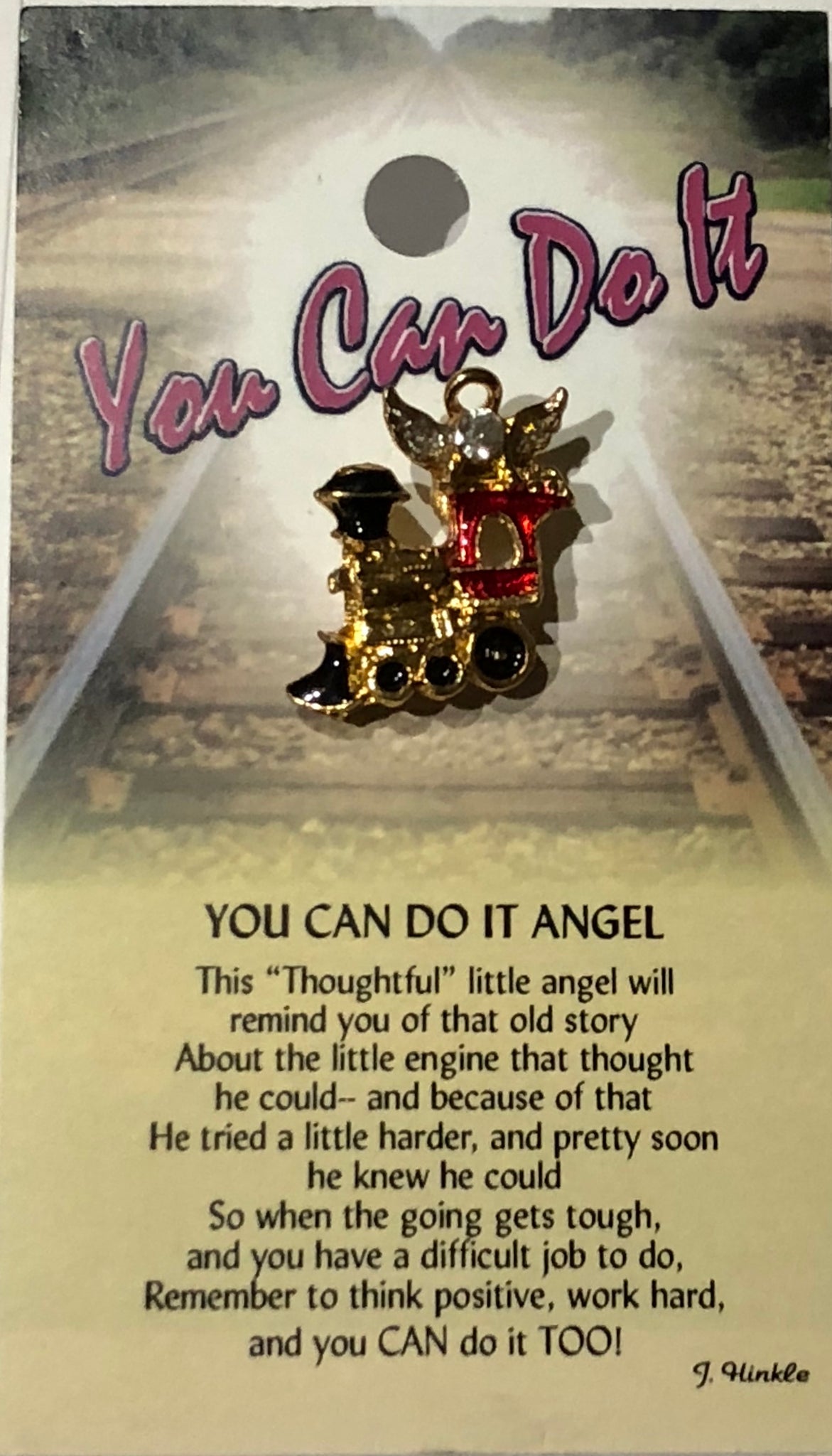 You Can Do It Angel Pin